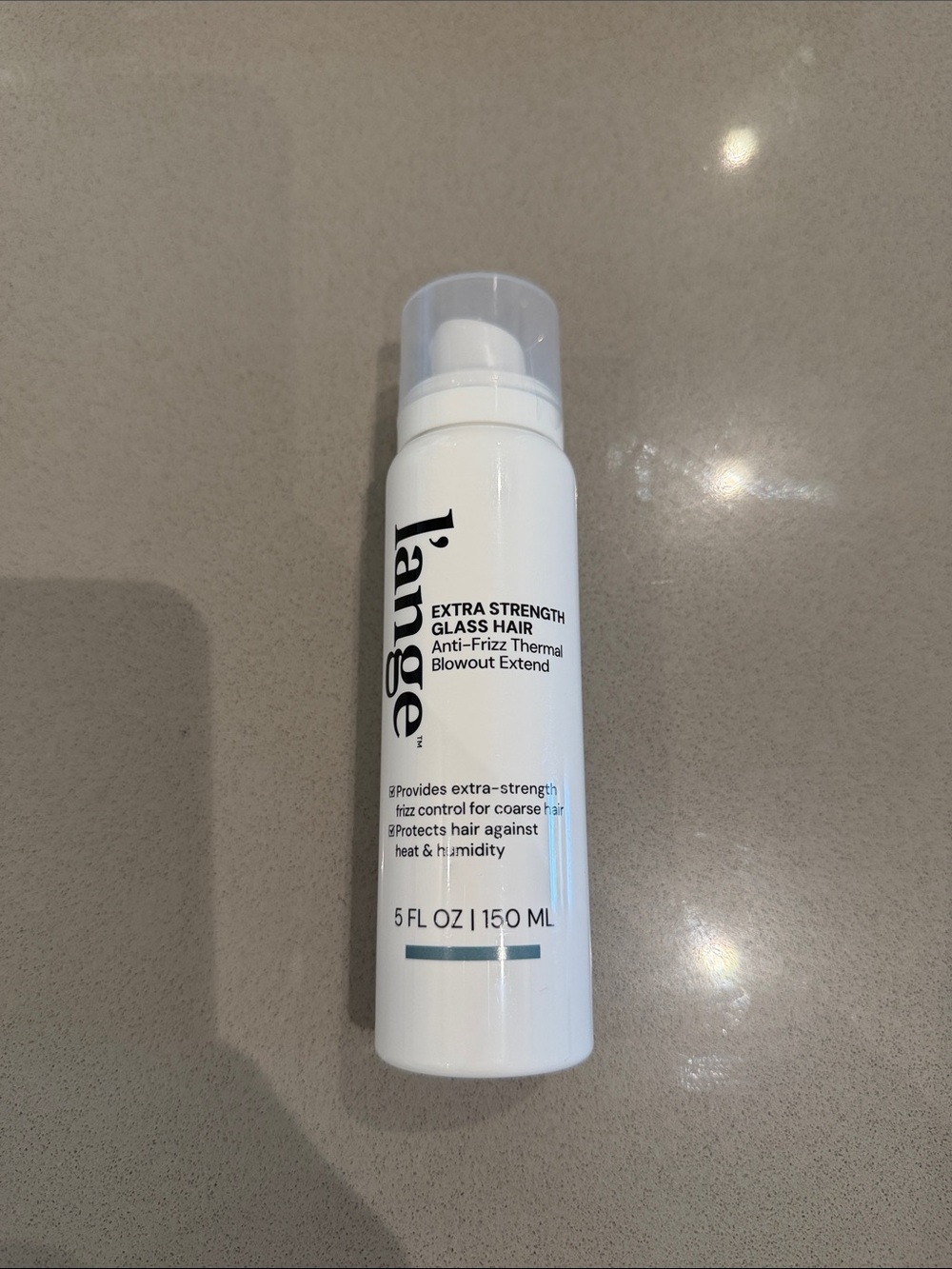 L’ange extra strength glass hair anti frizz spray